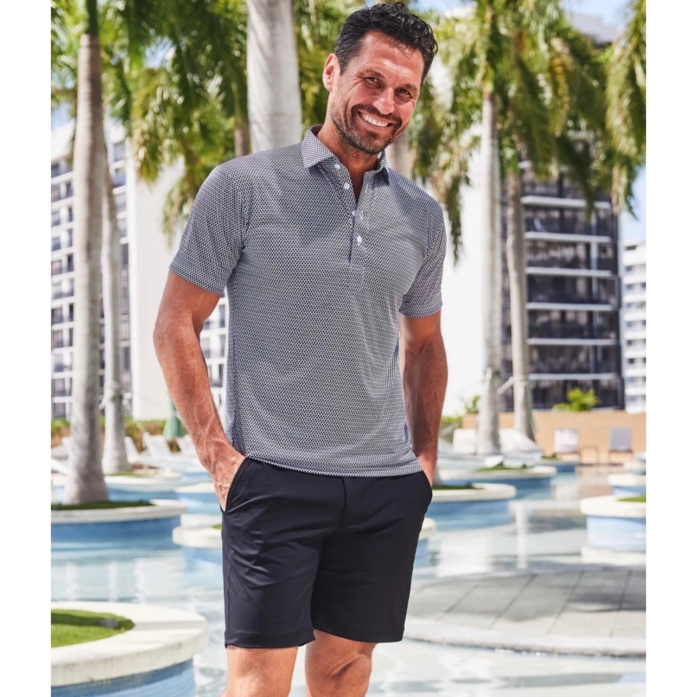 Collars & Co Men Size Large Velocity Pull-On Shorts Black Performance 7" NEW
